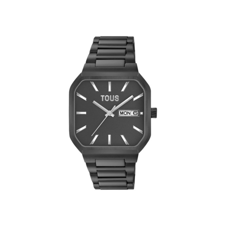 Reloj Tous analógico brazalete acero negro Lit 3000137100