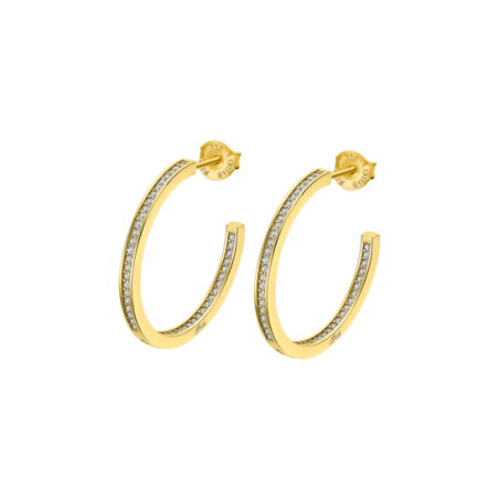 Pendientes Lotus Plata dorada y circonitas LP1937-4/6
