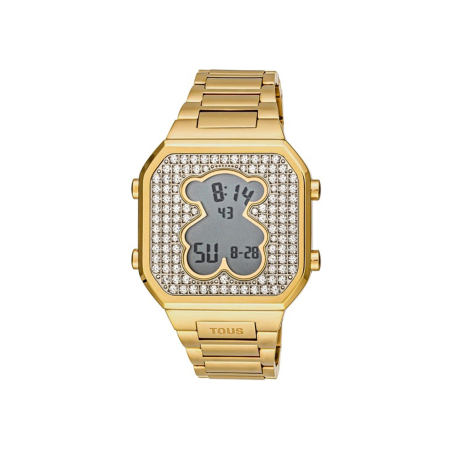 Reloj Tous acero IPG dorado y circonitas D-BEAR 3000130800