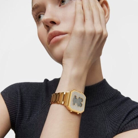 Reloj Tous acero IPG dorado y circonitas D-BEAR 3000130800