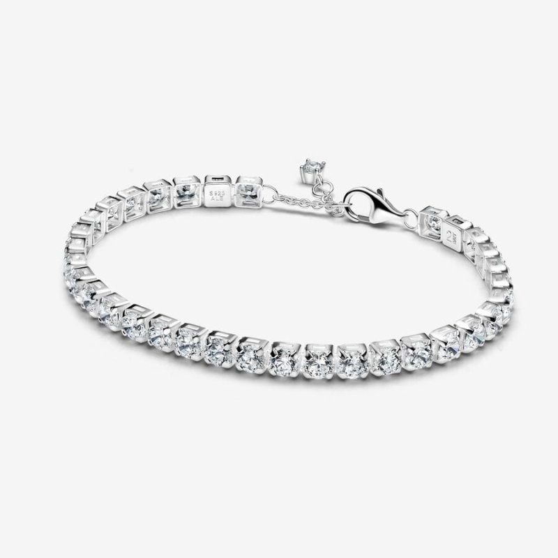 Pulsera Pandora Tenis Ancha Brillante​ 593539c01