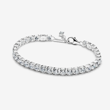 Pulsera Pandora Tenis Ancha Brillante​ 593539c01