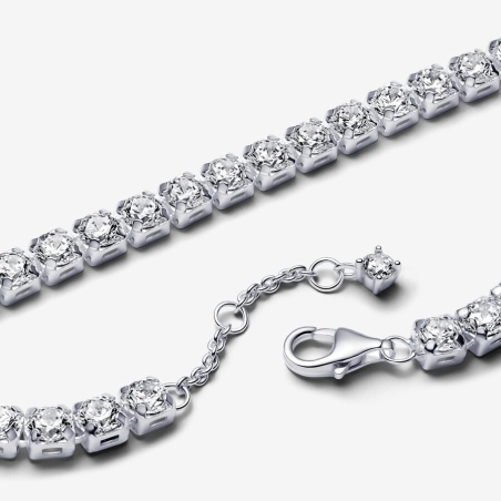Pulsera Pandora Tenis Ancha Brillante​ 593539c01