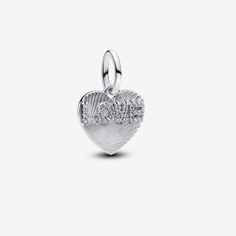 Charm Pandora Corazón Grabable 793604c01 Charm Pandora Corazón Grabable 793604c01