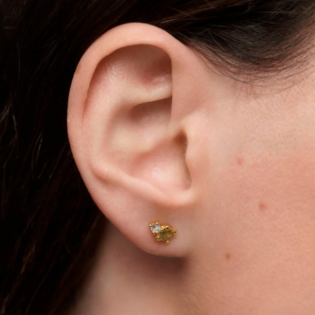 Pendientes PdPaola Stud Moss AR01-C65-U