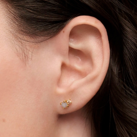 Pendientes PdPaola Stud Fog AR01-C68-U