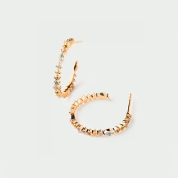 Pendientes PdPaola Lotus Hoop AR01-C78-U