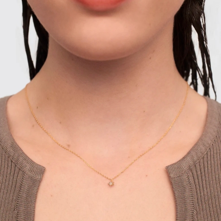 Collar PdPaola Grey Fleur CO01-963-U