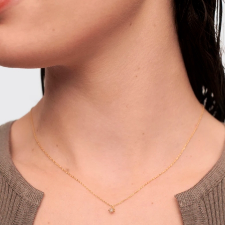 Collar PdPaola Grey Fleur CO01-963-U