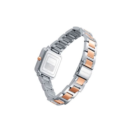 Reloj Viceroy caja de acero bicolor con circonitas esfera azul 401244-33