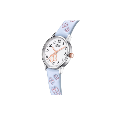 Reloj Lotus esfera blanca correa piel junior 18864/3