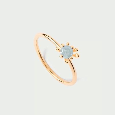 Anillo PdPaola Grey Fleur AN01-C93-14