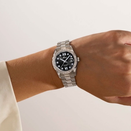Reloj Lotus Freedom esfera negra y circonitas mujer 18933/4