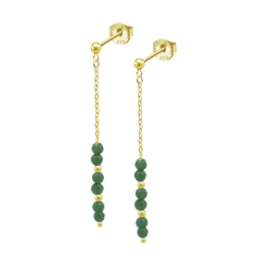 Pendientes Lotus verde LP3767-4/1