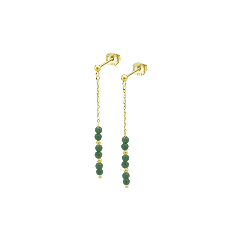 Pendientes Lotus verde LP3767-4/1