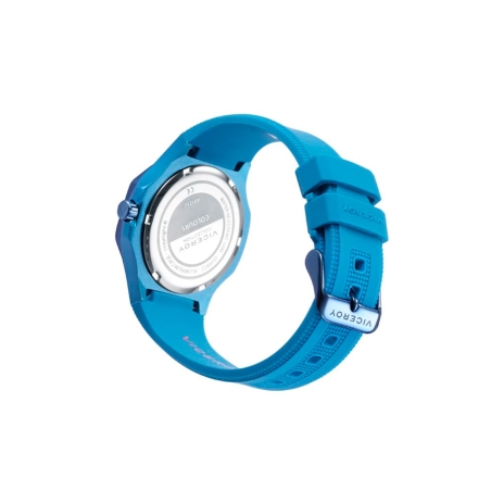 Reloj Viceroy mujer con caja de aluminio y correa de silicona azul 401232-37