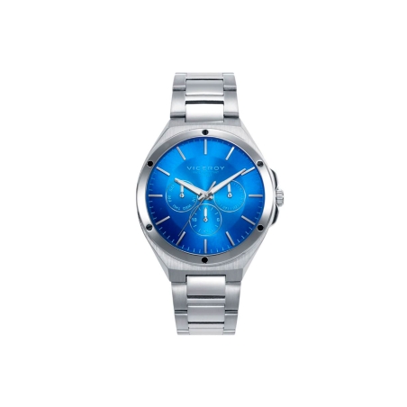 Reloj Viceroy de acero con esfera azul con cronógrafo 41143-37
