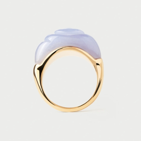 Anillo PdPaola Ágatha Azul Shell AN01-C59