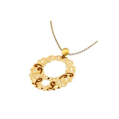 Collar Lotus dorado LP1140-1/1