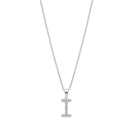 Collar Lotus letra y circonitas LP1958-1/I