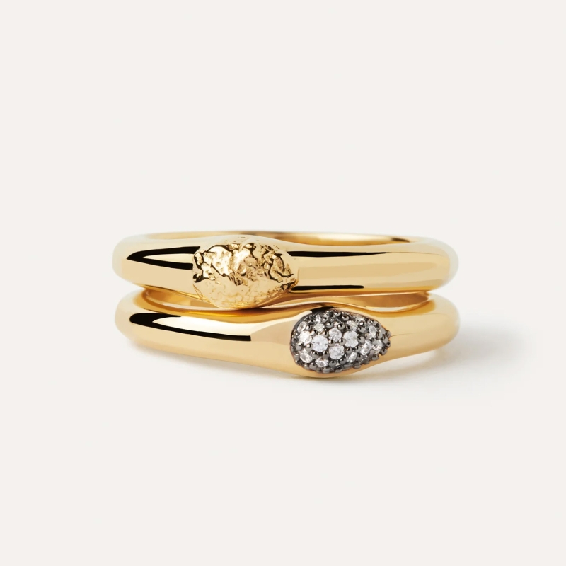 Anillo PdPaola Set The Rocks AN01-B79
