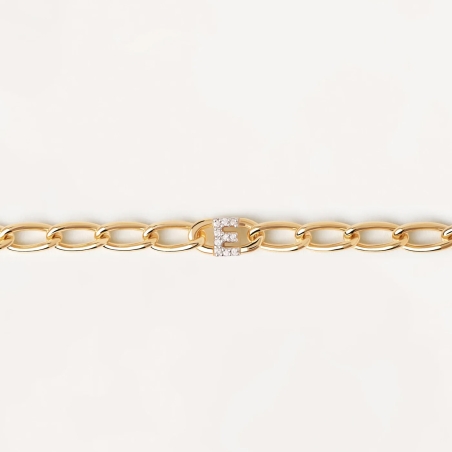 Pulsera PdPaola Letra E PU01-542-U
