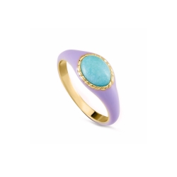 Anillo Agatha Paris Arlequín Malva 2280247-405