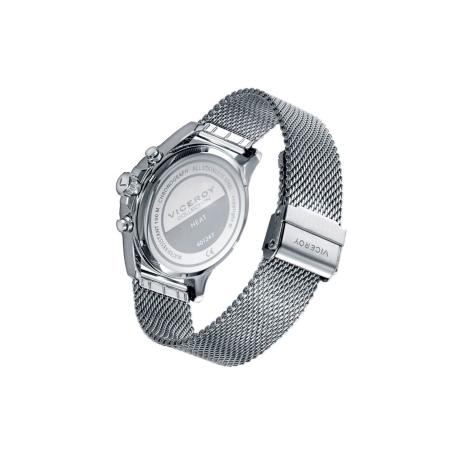 Reloj Viceroy hombre Heat acero con cronógrafo y malla milanesa 401247-35