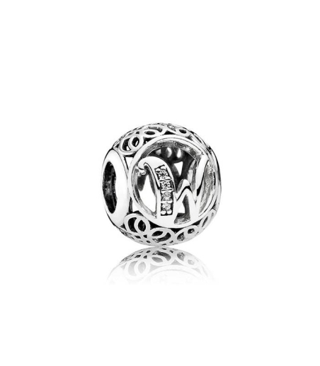Charm Vintage Letra W 791867CZ