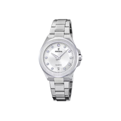 Reloj Festina esfera plateada mujer F20700/1