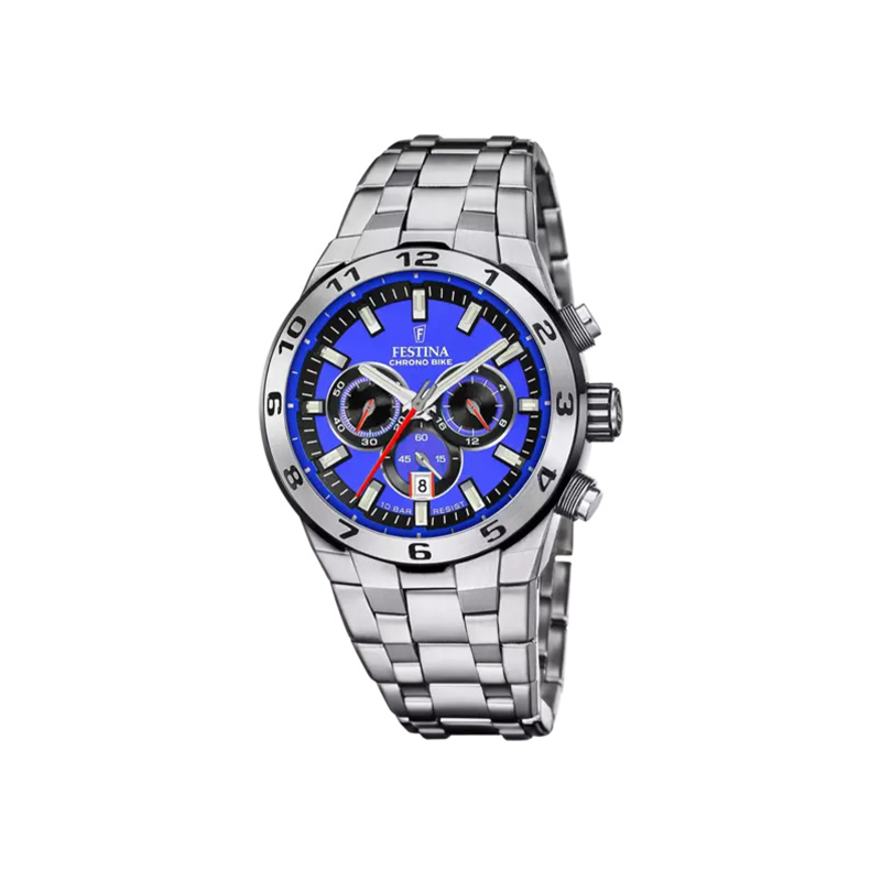 Reloj Festina Chrono Bike Acero Esfera Azul F20670/3