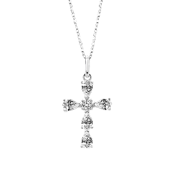 Collar Lotus Cruz circonitas LP3556-1/1
