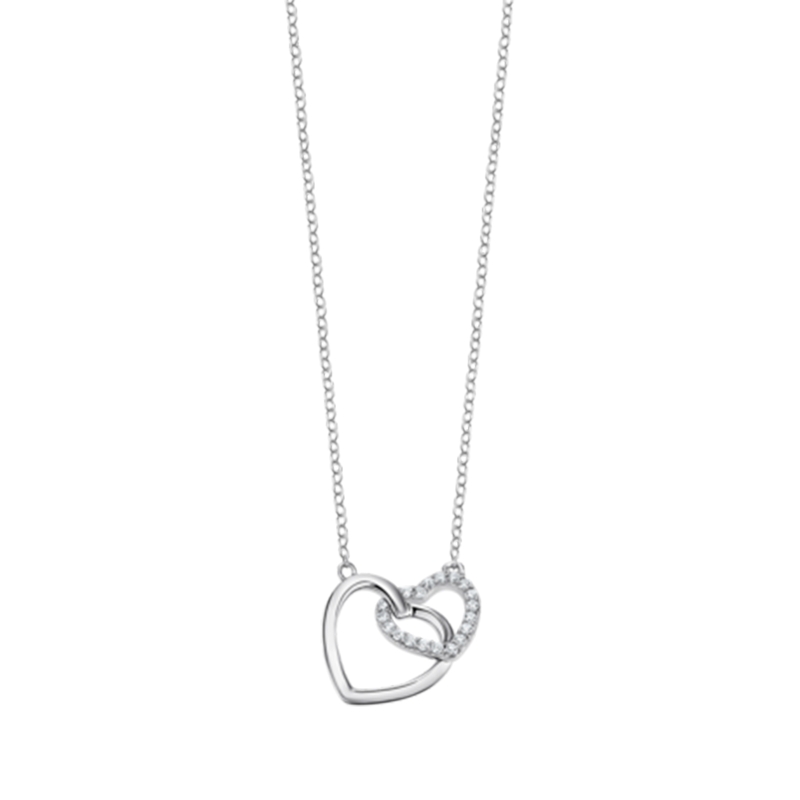 Collar Lotus Corazón circonitas LP3552-1/1