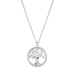 Collar Lotus Árbol de la vida y circonitas LP3708-1/1
