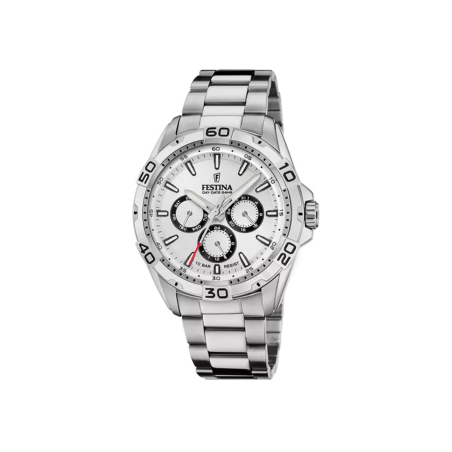 Reloj Festina Hombre Acero Inoxidable y Esfera Blanca F20623/1