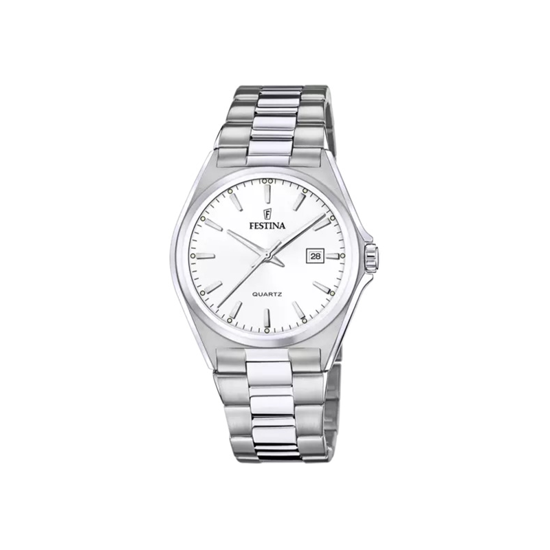 Reloj Festina Classics Hombre Esfera Blanca F20552/2 Reloj Festina Classics Hombre Esfera Blanca F20552/2