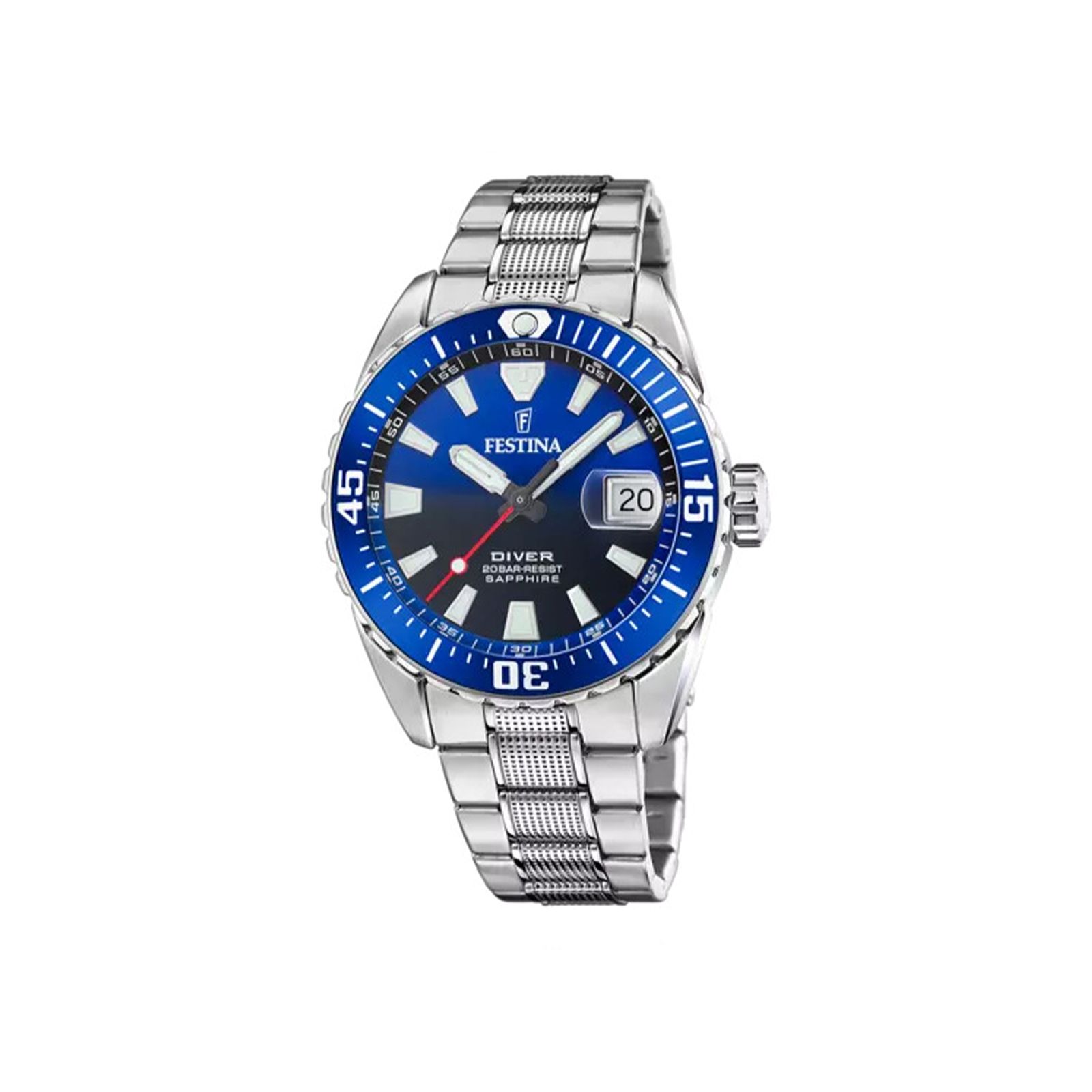 Reloj Festina Hombre Azul Correa Acero F20669/1 Joyerías Sánchez