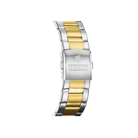 Reloj Festina Hombre Acero Bicolor Esfera Azul F20562/2