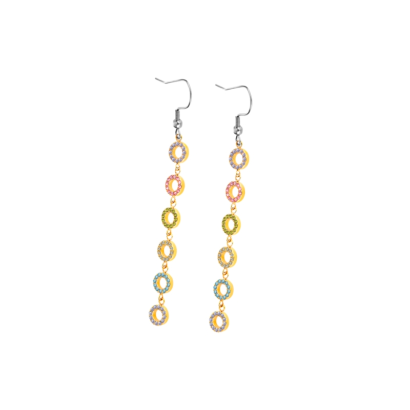 Pendientes Lotus Style circonitas colores LS2318-4/1