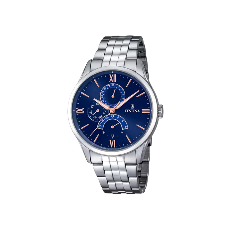 Reloj Festina Hombre Retro Esfera Azul F16822/3