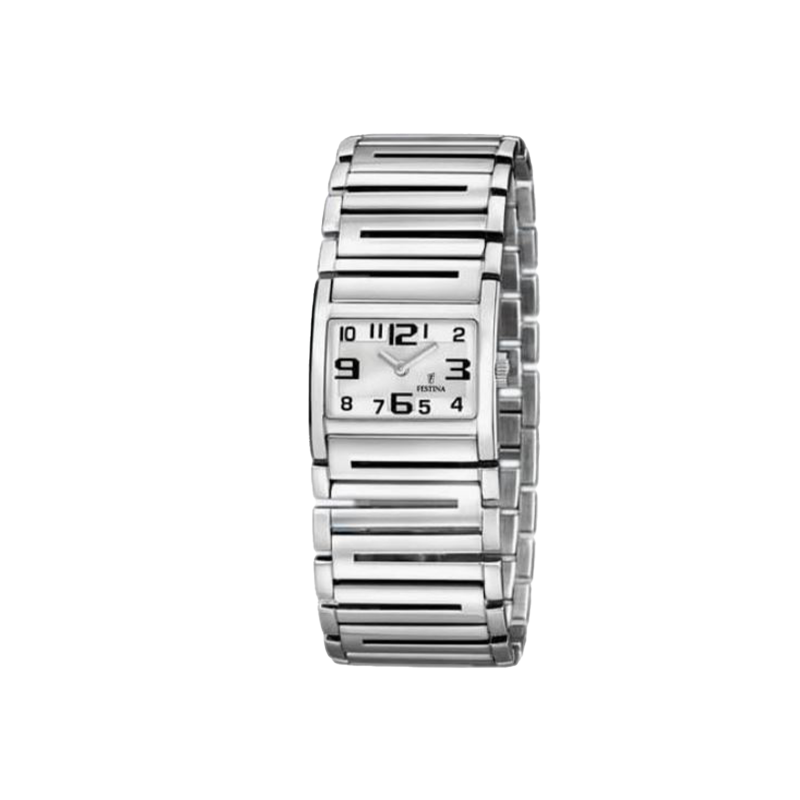 Reloj Festina Mujer Rectangular Esfera Blanca F16312/3
