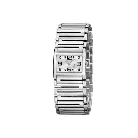 Reloj Festina Mujer Rectangular Esfera Blanca F16312/3