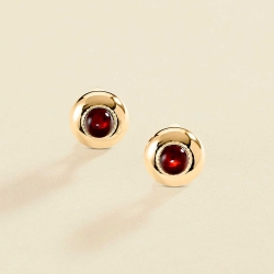 Pendientes Agatha Paris cabujón rojo 2380716-324-TU