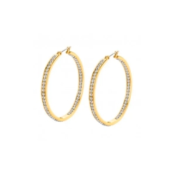 Pendientes Lotus Style Aros y circonitas LS2356-4/2