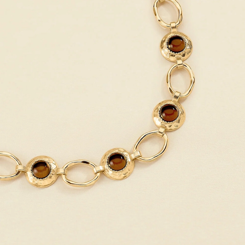 Collar Agatha Paris Corto Ámbar Nº 13 2680410-236-TU Collar Agatha Paris Corto Ámbar Nº 13 2680410-236-TU