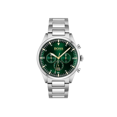 Reloj Hugo Boss hombre cronógrafo acero esfera verde 1513868