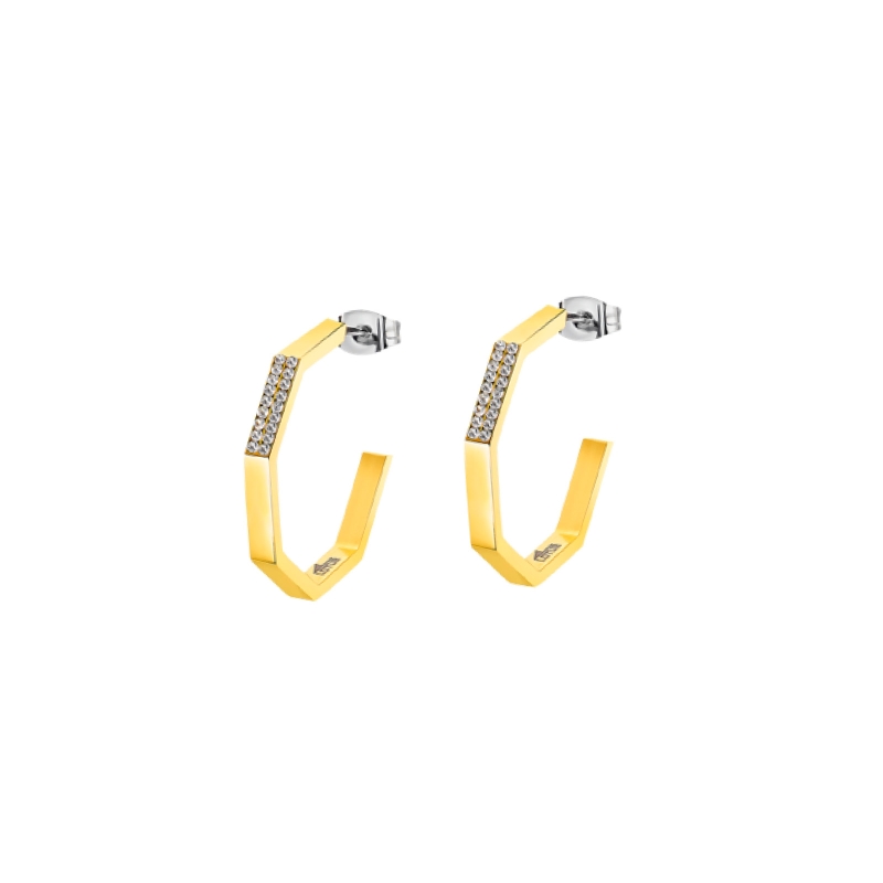 Pendientes Lotus Style Aros dorados lisos LS2358-4/2