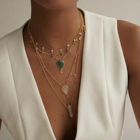 Collar Agatha Paris Chakra Aventurina 2651391-076-TU