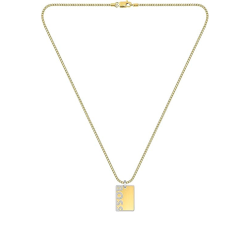 Collar Hugo Boss Hombre Acero Inoxidable Dorado 1580303