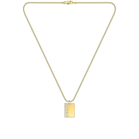 Collar Hugo Boss Hombre Acero Inoxidable Dorado 1580303